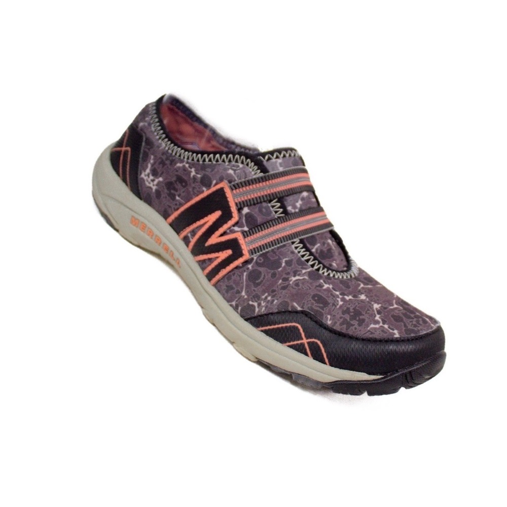 Merrell Kamori Eden Women's Size 8 Sneakers Black Purple Slip On Shoes